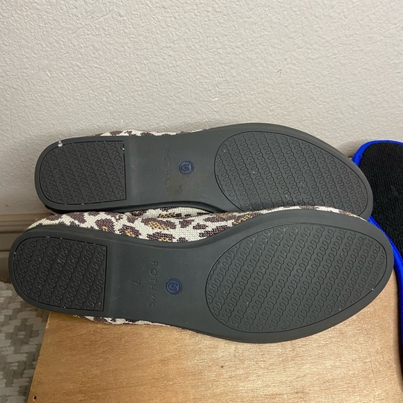 Rothy's Loafer Retired Mocha Spot Animal Leopard
Print Round Toe Flat Loafers - Picture 9 of 12